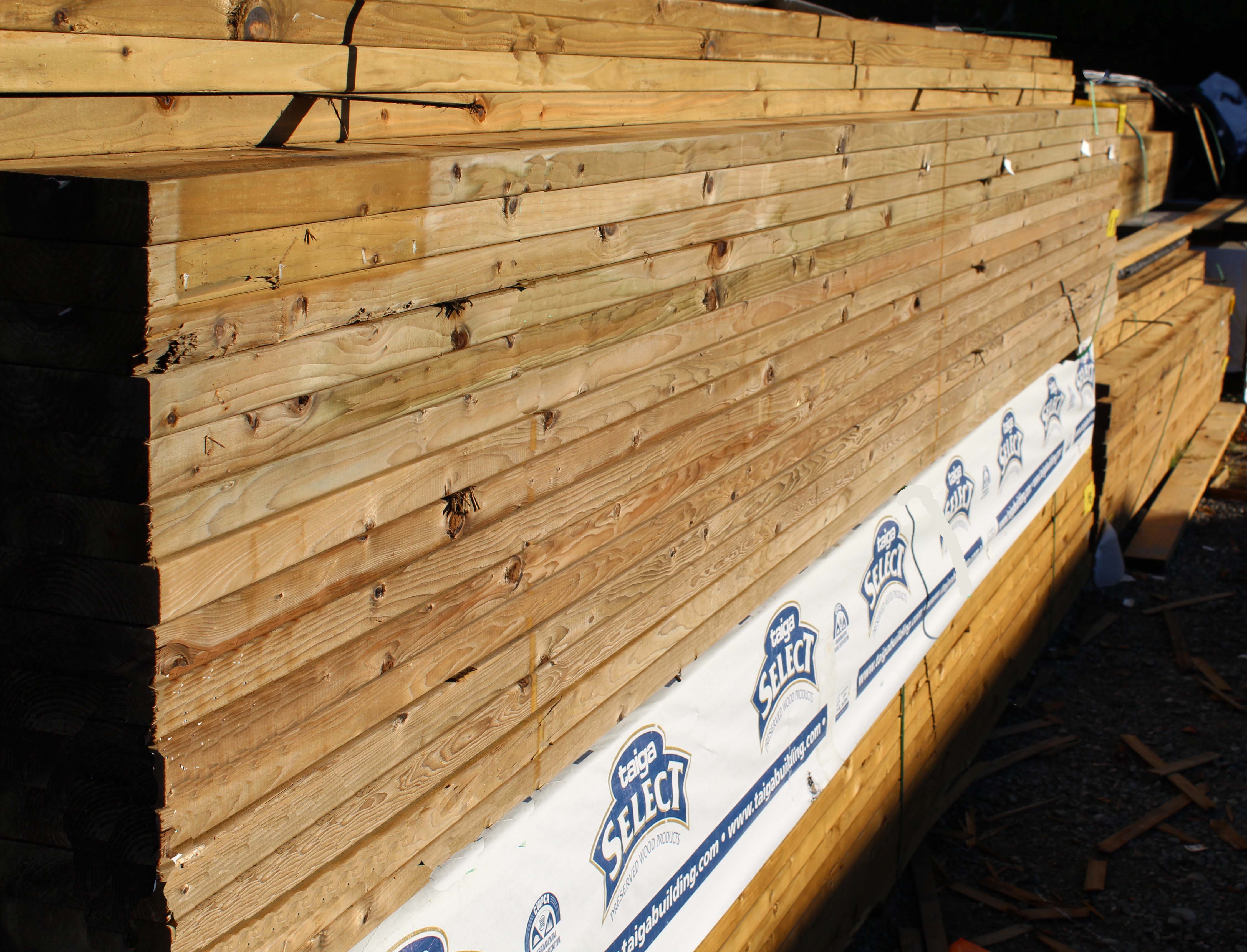 Variety of Wood and Lumber